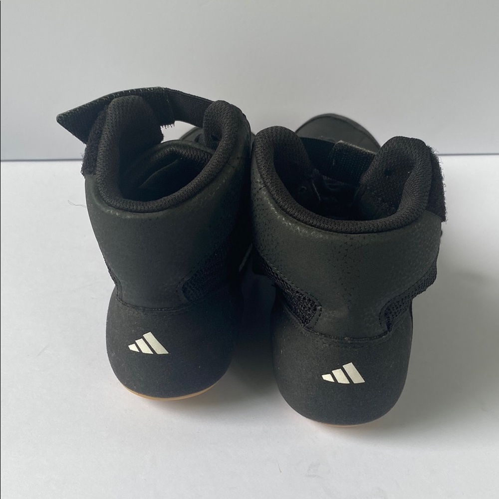 Black and White High-Top Sneakers - Picture 4 of 10